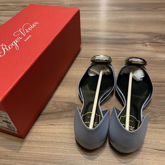 New Roger Vivier Chips D'orsay Ballet Flats - Picture 5 of 10